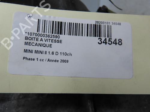 Used Gearbox Gearbox MINI MINI (R56) Cooper D (109 hp) 31120159 31120159