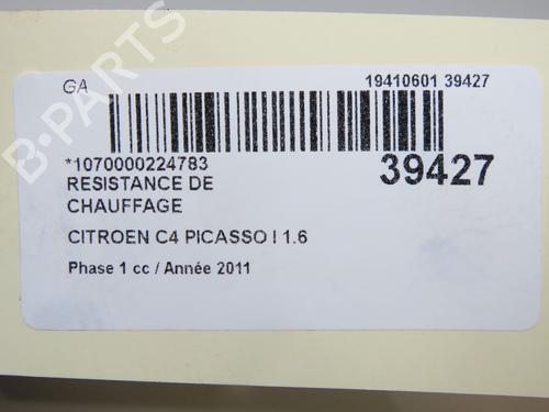 Used Heater resistor Heater resistor CITROËN C4 Picasso I MPV (UD_) 1.6 HDi 110 (112 hp) 34356973 34356973