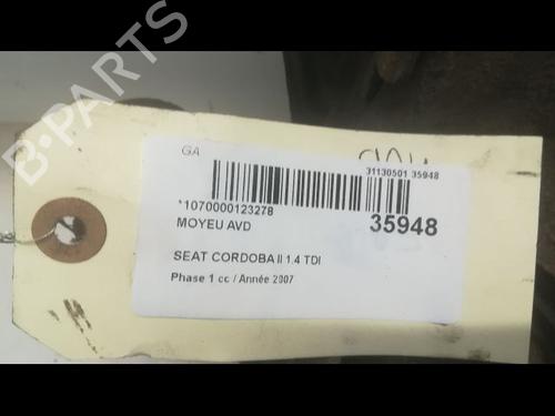 Used Left front steering knuckle SEAT CORDOBA (6L2) 1.4 TDI (70 hp) 14875436