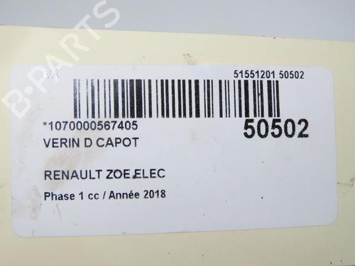 Pansergassdemper RENAULT ZOE (BFM_) ZOE (92 hp) 31274389