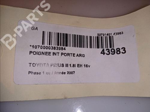 Rear left interior door handle TOYOTA PRIUS Liftback (_W2_) 1.5 Hybrid (NHW20_, NHW20R) | BP11103290I15 