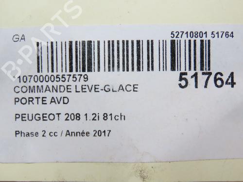 Switch PEUGEOT 208 I (CA_, CC_) 1.2 VTI 82 | BP26381256I30 