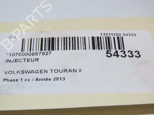 Used Injector VW TOURAN (1T3) 2.0 TDI (140 hp) 28966896