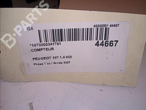 Instrument cluster PEUGEOT 107 (PM_, PN_) 1.4 HDi | BP11101335C47 