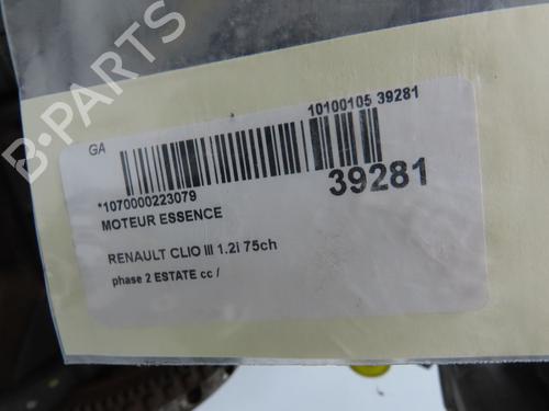 Used Engine RENAULT CLIO III Grandtour (KR0/1_) 1.2 16V (KR0P) (101 hp) 9607983