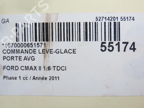 Left front window switch FORD C-MAX II (DXA/CB7, DXA/CEU) 1.6 TDCi | BP31120892I27  - Image 6