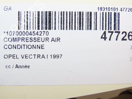 AC compressor OPEL VECTRA B (J96) 2.0 DI 16V (F19) | BP24358713M34 