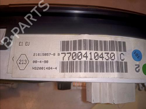 Instrument cluster RENAULT CLIO II (BB_, CB_) 1.2 (BB0A, BB0F, BB10, BB1K, BB28, BB2D, BB2H, CB0A,... | BP14996286C47 