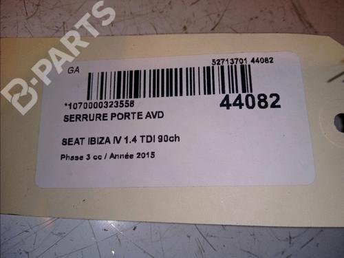 Front right lock SEAT IBIZA IV (6J5, 6P1) 1.4 TDI | BP11102763C97 