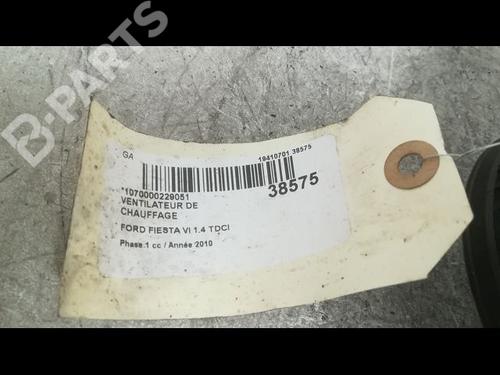 Heater blower motor FORD FIESTA VI (CB1, CCN) 1.4 TDCi | BP9607525M62 