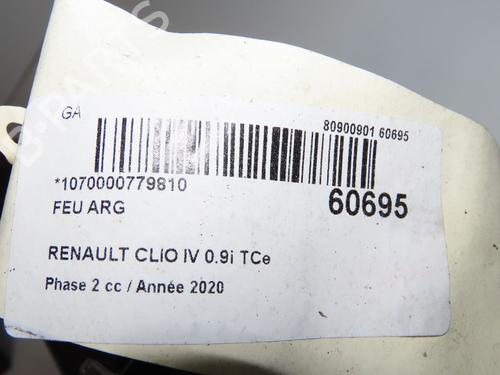 Left taillight RENAULT CLIO V (B7_) 1.0 TCe 90 (B7MT) | BP38571274C34  - Image 5