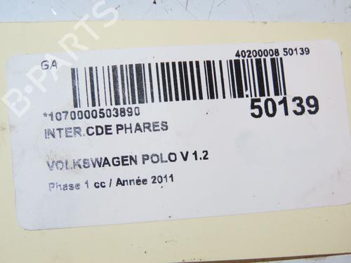 headlight-switch-vw-polo-v-6r1-6c1-12-6r0941531fapv-2009-2010-2011-2012-2013-2014-2015-2016-2017-2018-2019-2020-2021-2022-16781380 main image