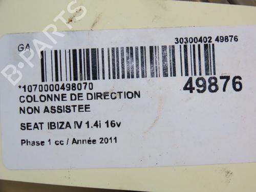 Used Steering column SEAT IBIZA IV (6J5, 6P1) 1.4 (85 hp) 18148699