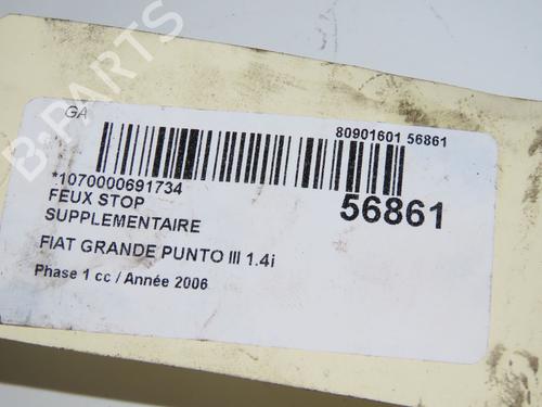 Third brake light FIAT GRANDE PUNTO (199_) 1.4 (199AXB11, 199AXB1A, 199BXB1A, 199AXL1A) | BP31634231L11 