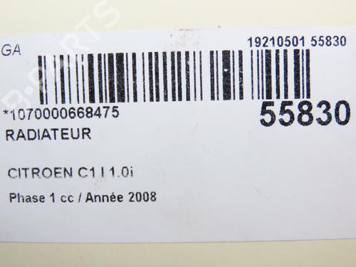Køler CITROËN C1 (PM_, PN_) 1.0 (68 hp) 30447499