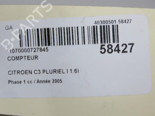 Instrument cluster CITROËN C3 Pluriel (HB_) 1.6 | BP36444392C47  - Image 5