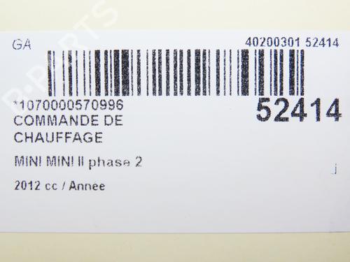 Climate control MINI MINI (R56) One | BP28967880I5  - Image 7