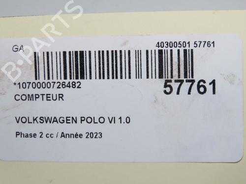 instrument-cluster-vw-polo-vi-aw1-bz1-ae1-2017-33188184 main image