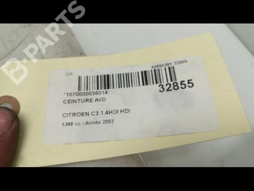 Front right belt tensioner CITROËN C3 I (FC_, FN_) 1.4 HDi | BP9593134C88 