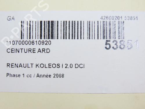Used Rear right belt tensioner RENAULT KOLEOS I (HY_) 2.0 dCi 4x4 (HY0K) (150 hp) 28830655