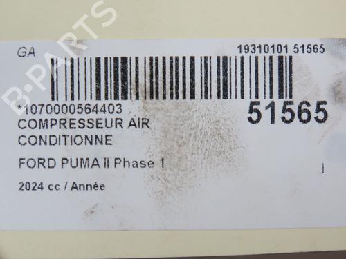 AC compressor FORD PUMA (J2K, CF7) 1.0 Flexifuel | BP28967161M34 