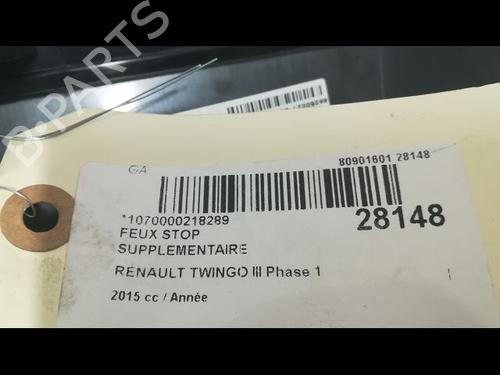 Used Third brake light RENAULT TWINGO III (BCM_, BCA_) [2014-2026]  23178088