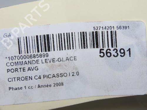 Venstre fortil elrude kontakt CITROËN C4 Picasso I MPV (UD_) 2.0 HDi 138 (136 hp) 31242565