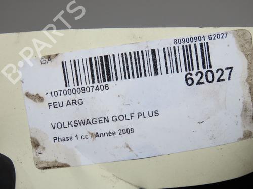 Used Left taillight Left taillight VW GOLF PLUS V (5M1, 521) 1.9 TDI (105 hp) 40484897 40484897