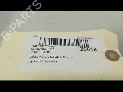Climate control OPEL AGILA A (H00) 1.3 CDTI (F68) | BP23174426I5 - Image 5