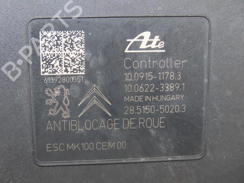 ABS pump CITROËN DS3 (SA_) 1.6 VTi 120 | BP32377333M43 - Image 9