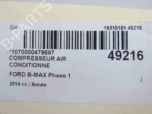 Compressor A/C Compressor A/C FORD B-MAX (JK) 1.6 Ti (105 hp) 33808308 33808308