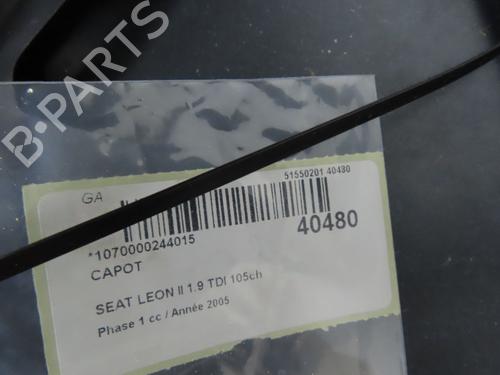 Used Hood SEAT LEON (1P1) 1.9 TDI (105 hp) 28831001