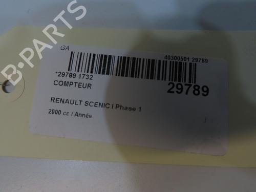Used Instrument cluster Instrument cluster RENAULT MEGANE Scenic (JA0/1_) [1996-2001] 34572806 34572806