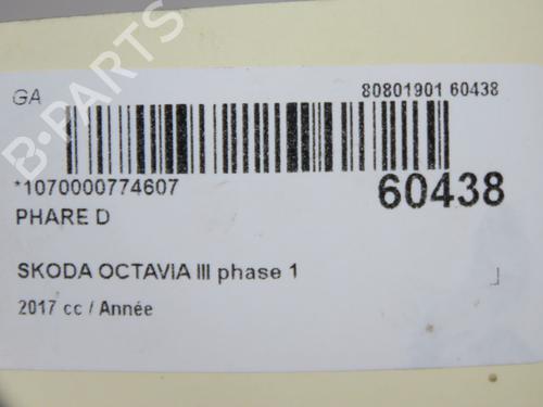 Right headlight SKODA OCTAVIA III Combi (5E5, 5E6) 2.0 TDI / TDI RS 4x4 | BP37163361C29 - Image 8
