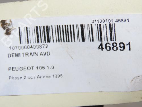 Right front suspension PEUGEOT 106 I (1A, 1C) 1.0 | BP14875341M73