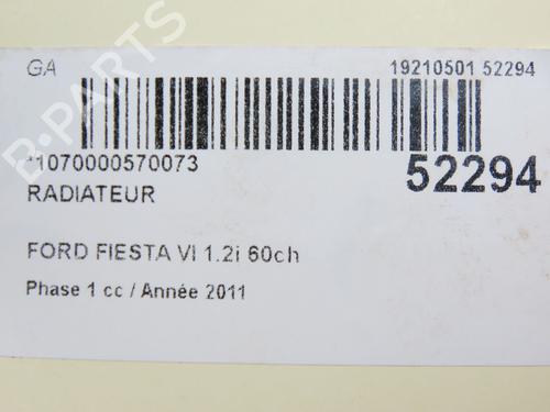 Used Water radiator Water radiator FORD FIESTA VI (CB1, CCN) 1.25 (60 hp) 28829174 28829174