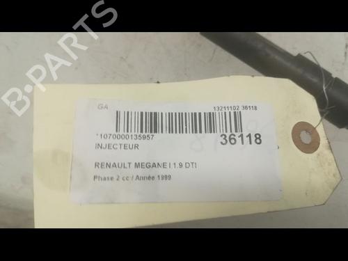 Used Injector RENAULT MEGANE I (BA0/1_) 1.9 dTi (BA08, BA0N) (98 hp) 23171549