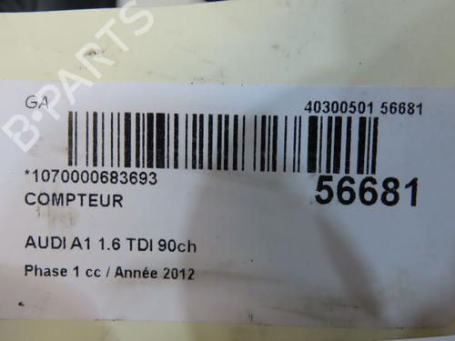 instrument-cluster-audi-a1-8x1-8xk-2010-2011-2012-2013-2014-2015-2016-2017-2018-2019-37225989 main image