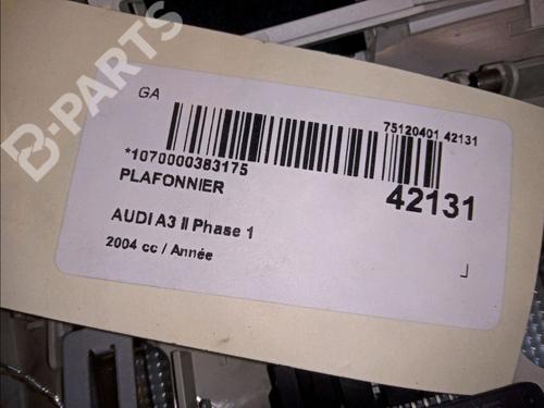 Interior roof light AUDI A3 Sportback (8PA) 2.0 TDI 16V | BP11103903I8 