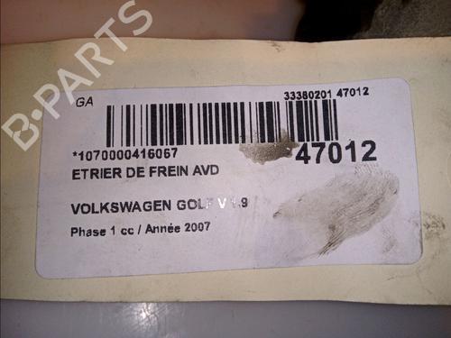 Right front brake caliper VW GOLF V Variant (1K5) 1.9 TDI | BP14877778M104 