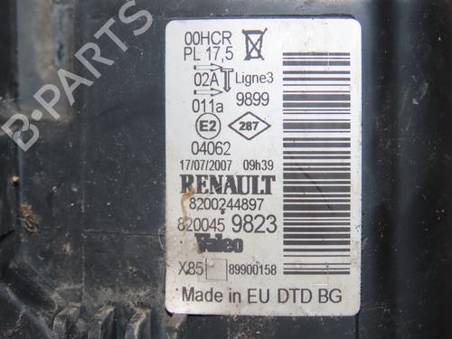 Right headlight RENAULT CLIO III (BR0/1, CR0/1) 1.5 dCi (C/BR0G, C/BR1G) | BP29739515C29 