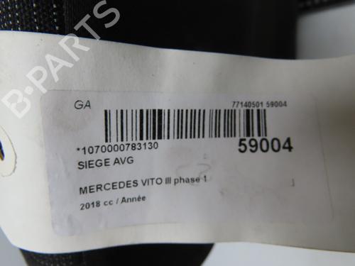 Sæde venstre fortil Sæde venstre fortil MERCEDES-BENZ VITO Van (W447) 109 CDI (447.601, 447.603, 447.605) (88 hp) 37624680 37624680