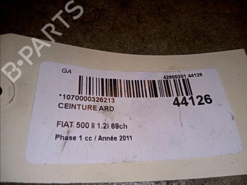 Used Rear right belt tensioner FIAT 500 (312_) 1.2 (312AXA1A) (69 hp) 9821711