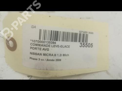 Left front window switch NISSAN MICRA III (K12) 1.2 16V | BP9599406I27 