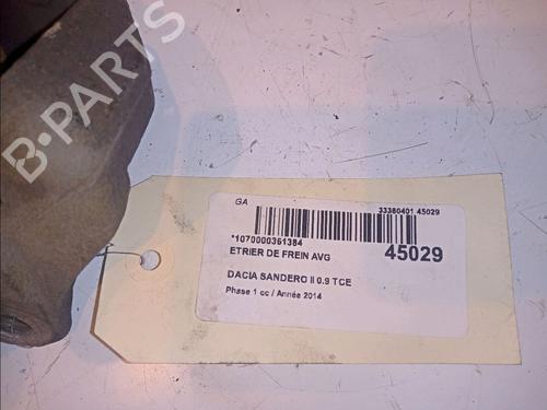 Left front brake caliper DACIA SANDERO II TCe 90 (B8M1, B8MA, B8AC) | BP14878523M105 