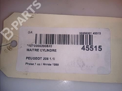 Brake master cylinder PEUGEOT 206 Hatchback (2A/C) 1.1 i | BP11100476M77 