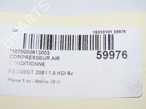 Used AC compressor AC compressor PEUGEOT 308 I (4A_, 4C_) 1.6 HDi (112 hp) 39937935 39937935