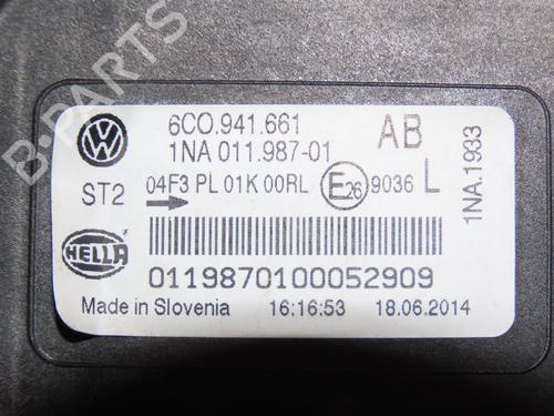Used Left front fog light VW POLO V (6R1, 6C1) 1.4 TDI (90 hp) 28969393