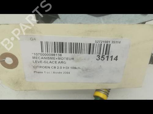 Rudehejsemekanisme venstre bagtil CITROËN C8 (EA_, EB_) 2.0 HDi (110 hp) 9597189
