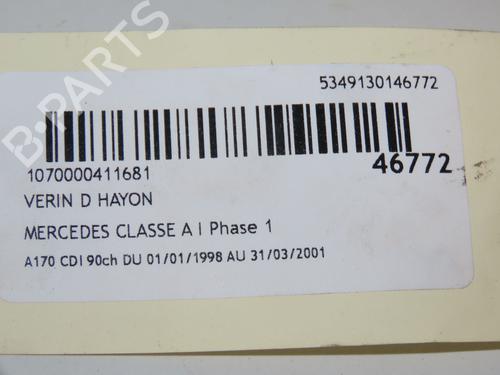 Tailgate lift support MERCEDES-BENZ A-CLASS (W168) A 170 CDI (168.008) | BP18148801C138 